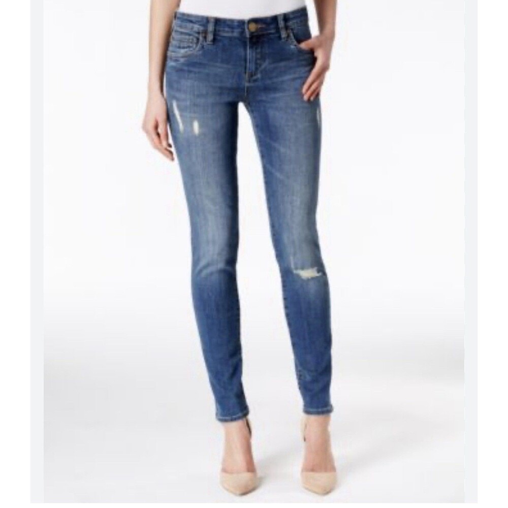 KUT from the Kloth Diana Skinny Crop Jeans Size 4